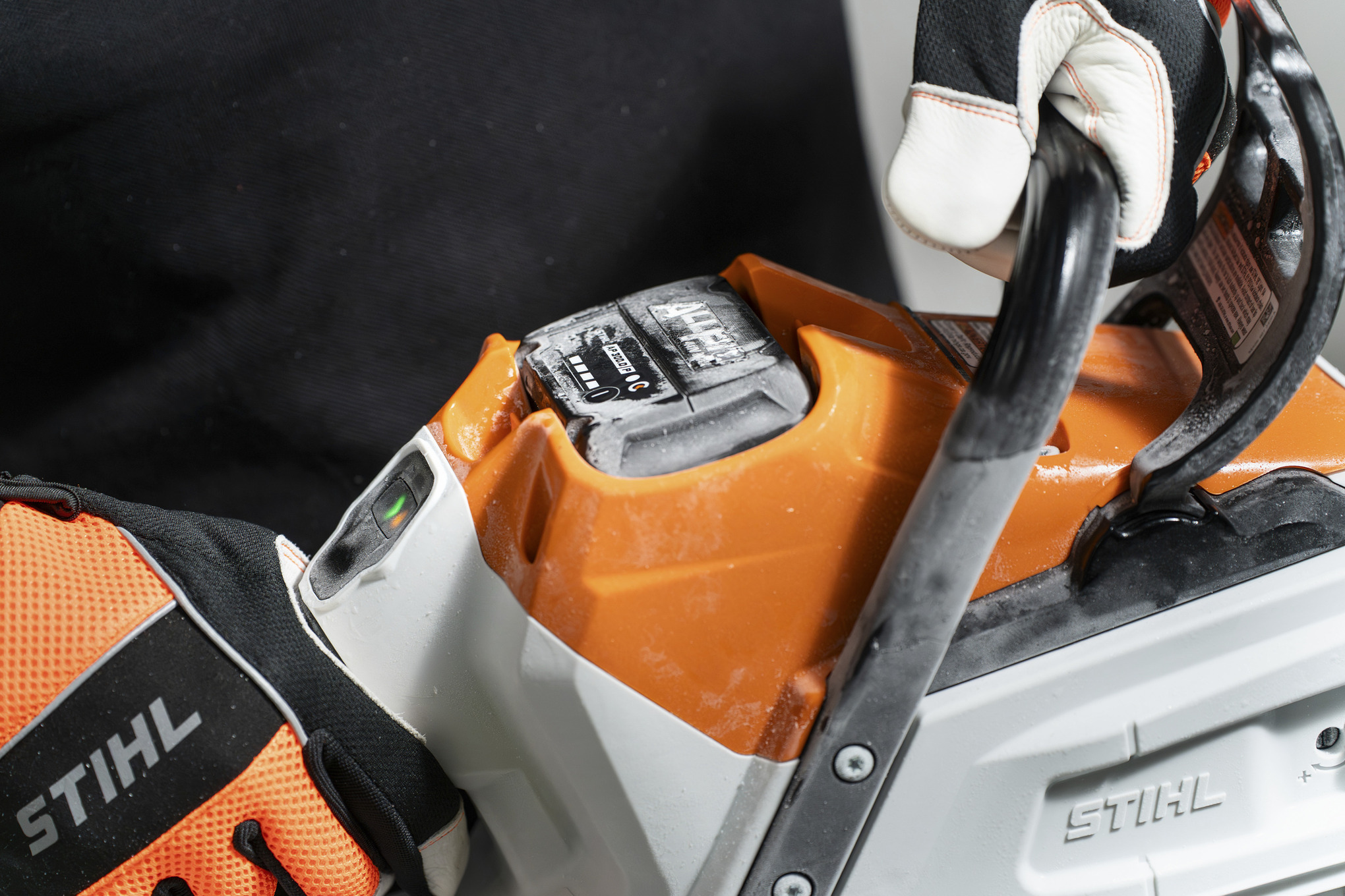 Cold-start test met de MSA 260 C kettingzaag