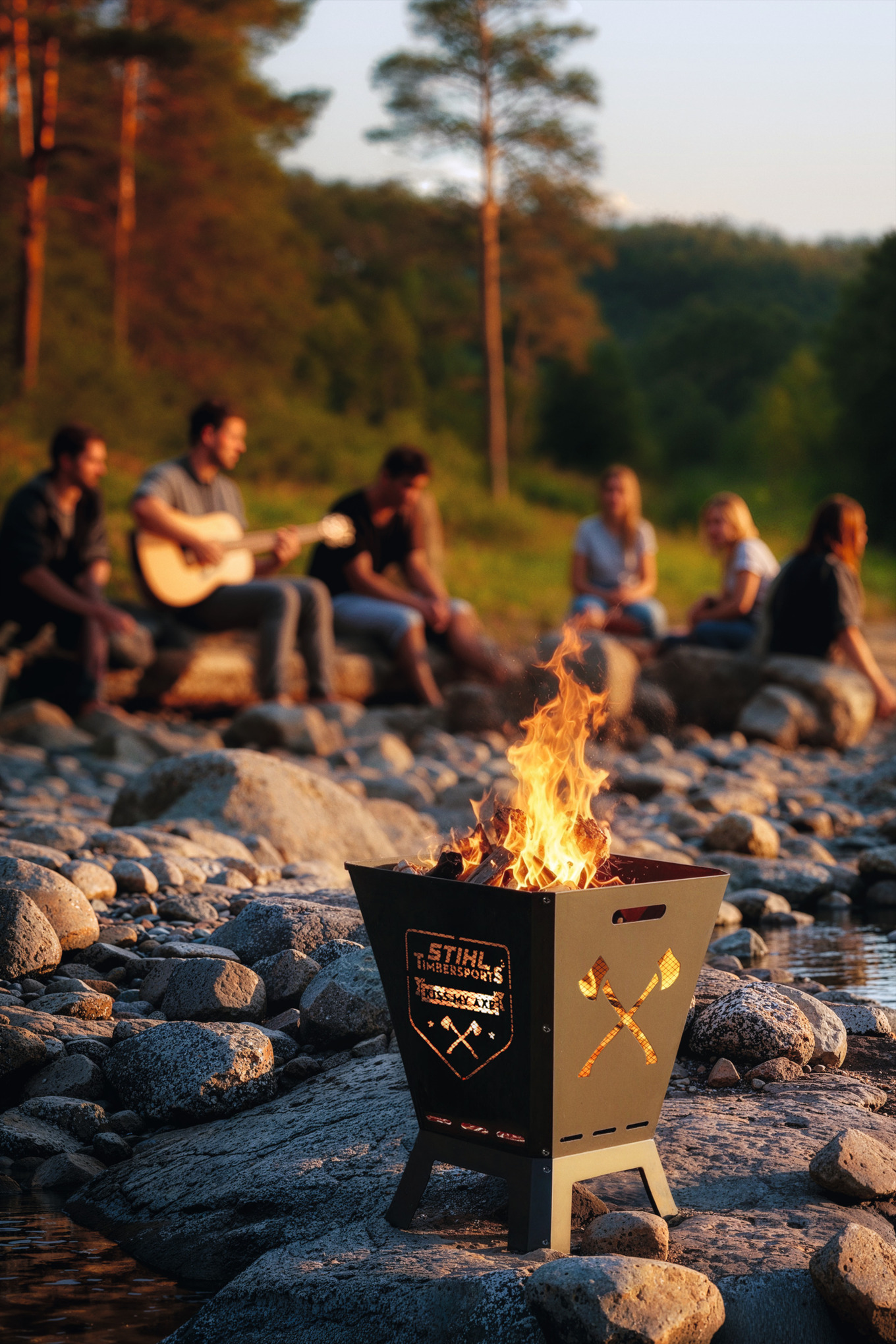 Vuurschaal met barbecue TIMBERSPORTS®