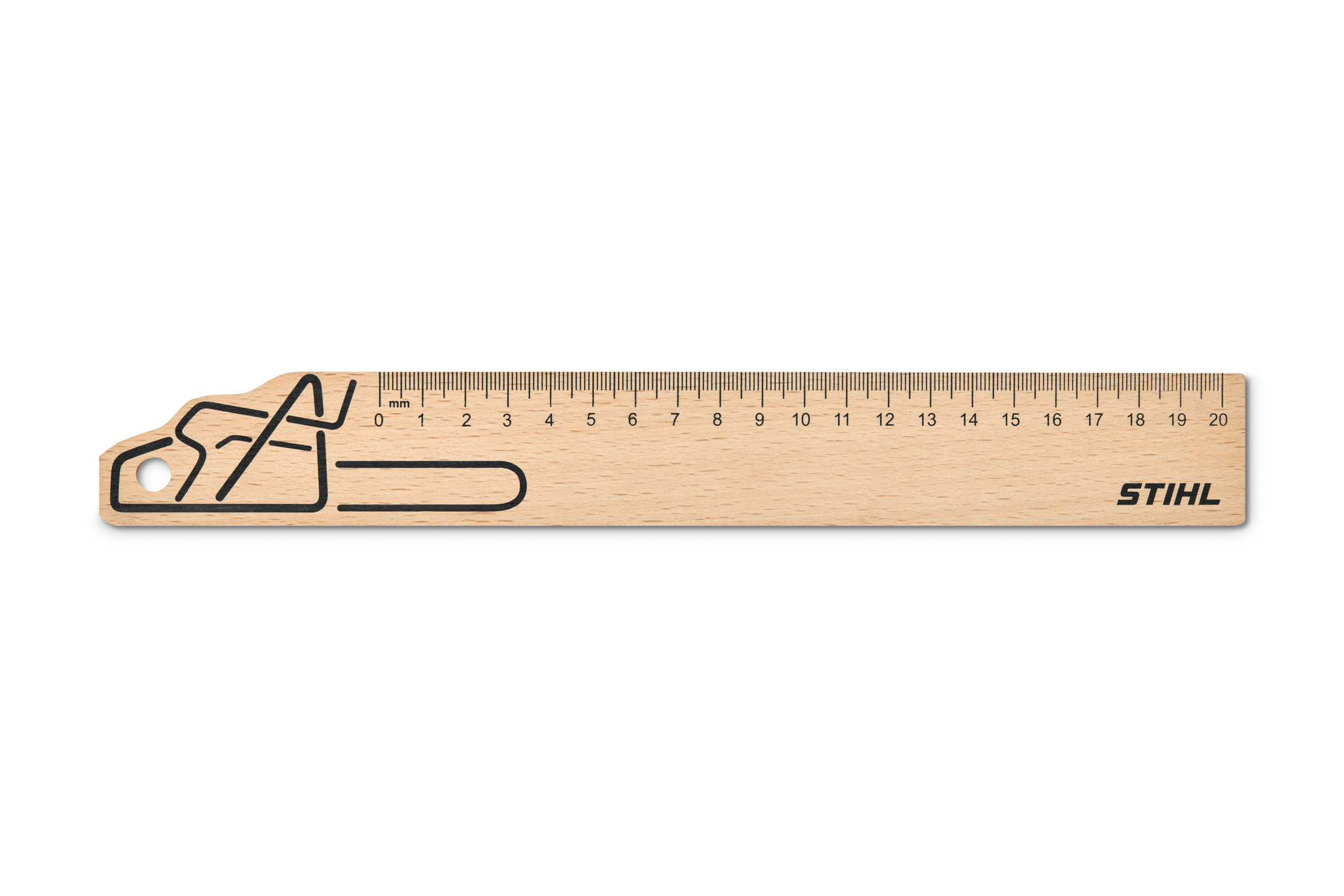 Houten lineaal ICON
