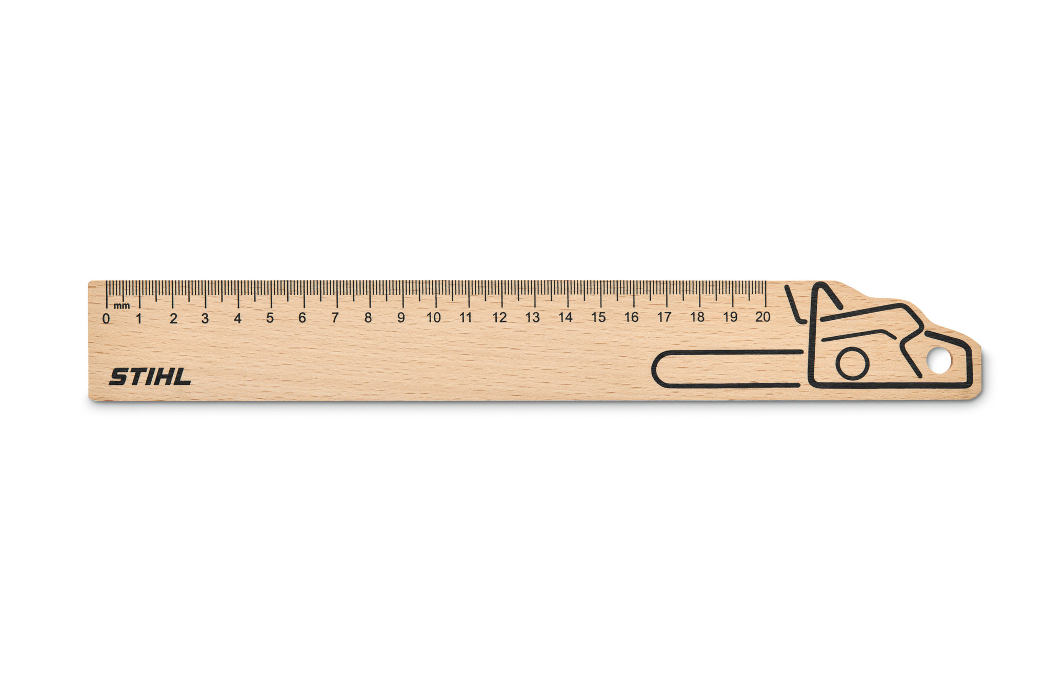 Houten lineaal ICON