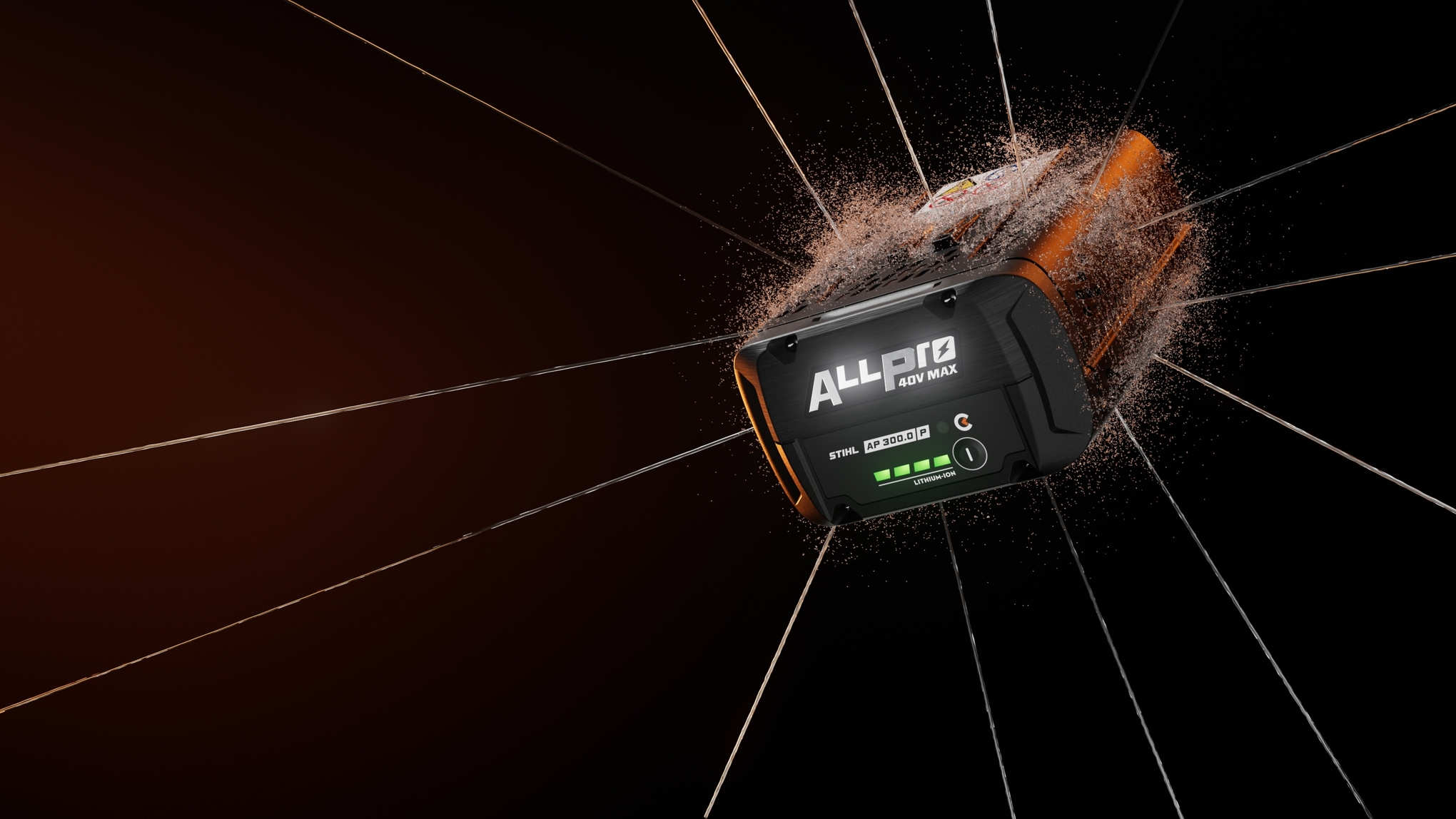 IPX5 bescherming voor ALLPRO accu's
