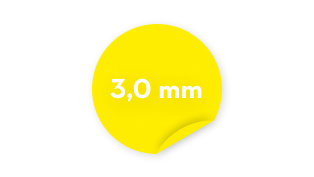 Pictogram maaidraad geel