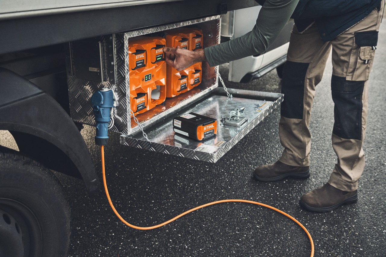 Laadbox CB 01 in gebruik
