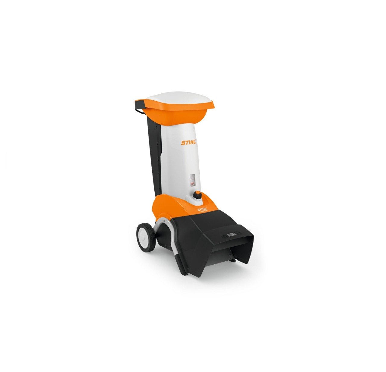 STIHL GHE 450 hakselaar voor een witte achtergrond