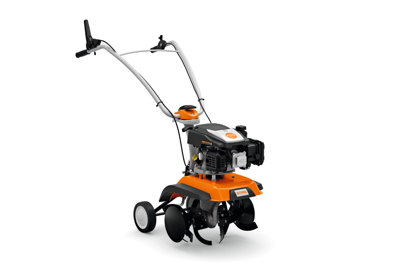 STIHL MH 685 grondfrees voor een witte achtergrond