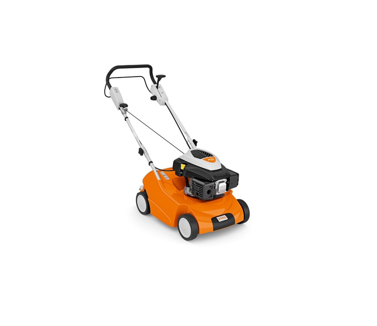 STIHL RL 540 verticuteermachine voor een witte achtergrond
