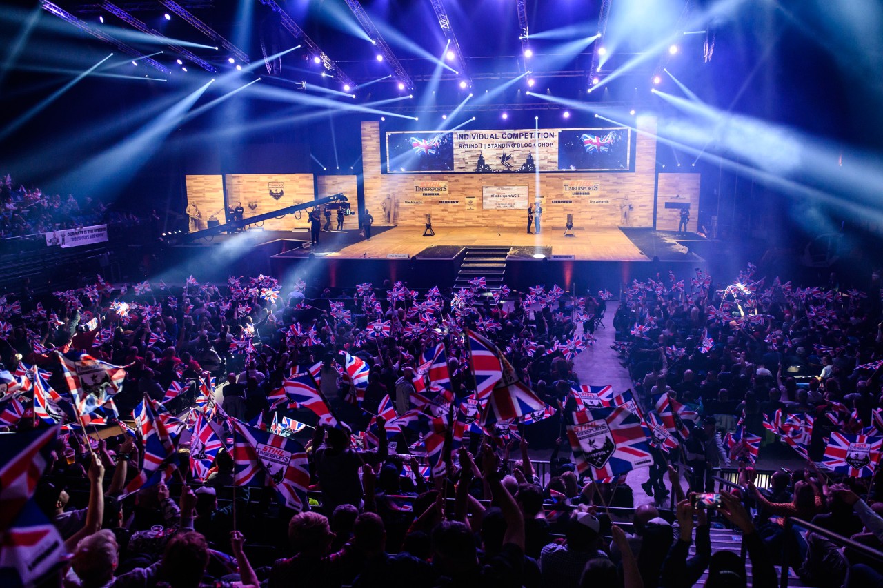 Publiek op het WK STIHL TIMBERSPORTS® in 2018.