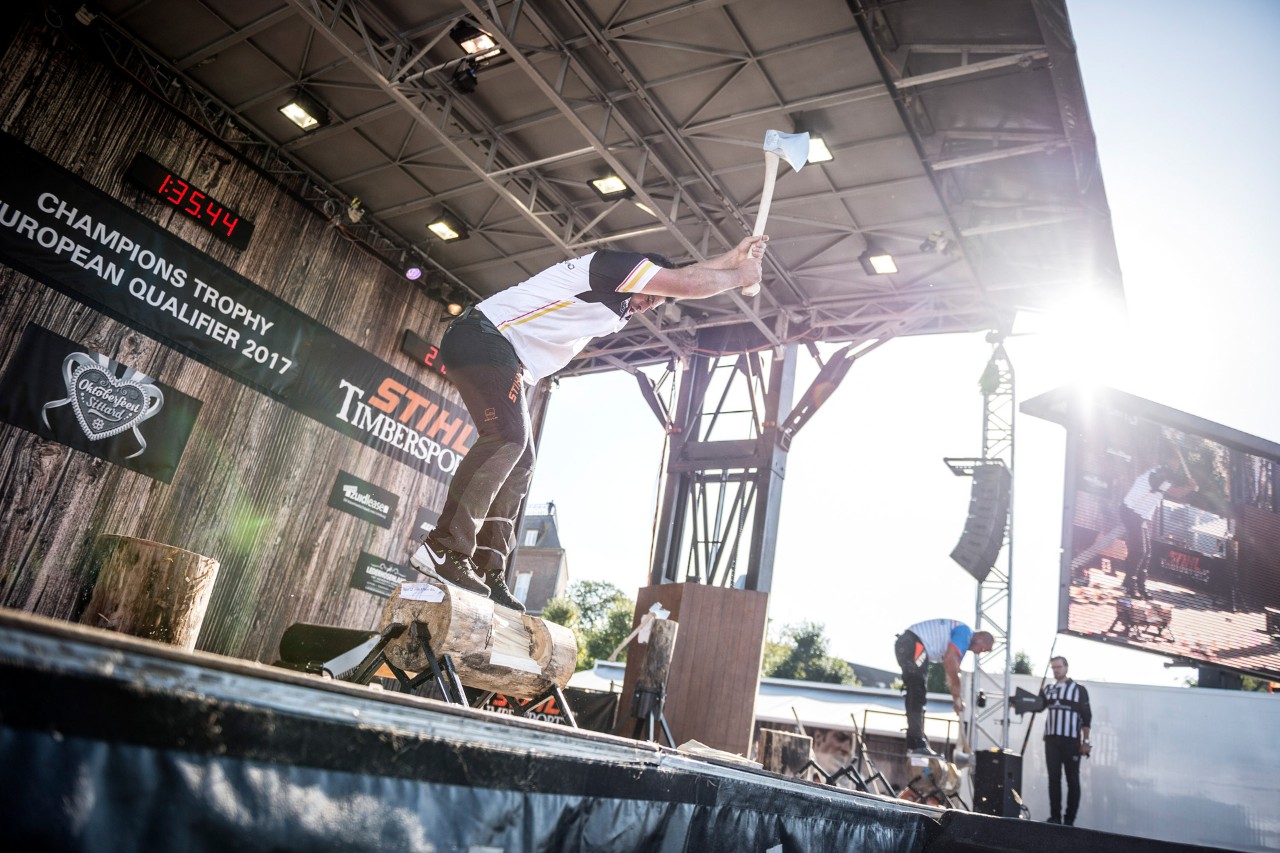 Peter Bauer doet mee aan Underhand Chop